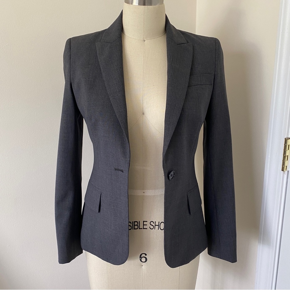 (SOLD) Theory Jacket Blazer Charcoal